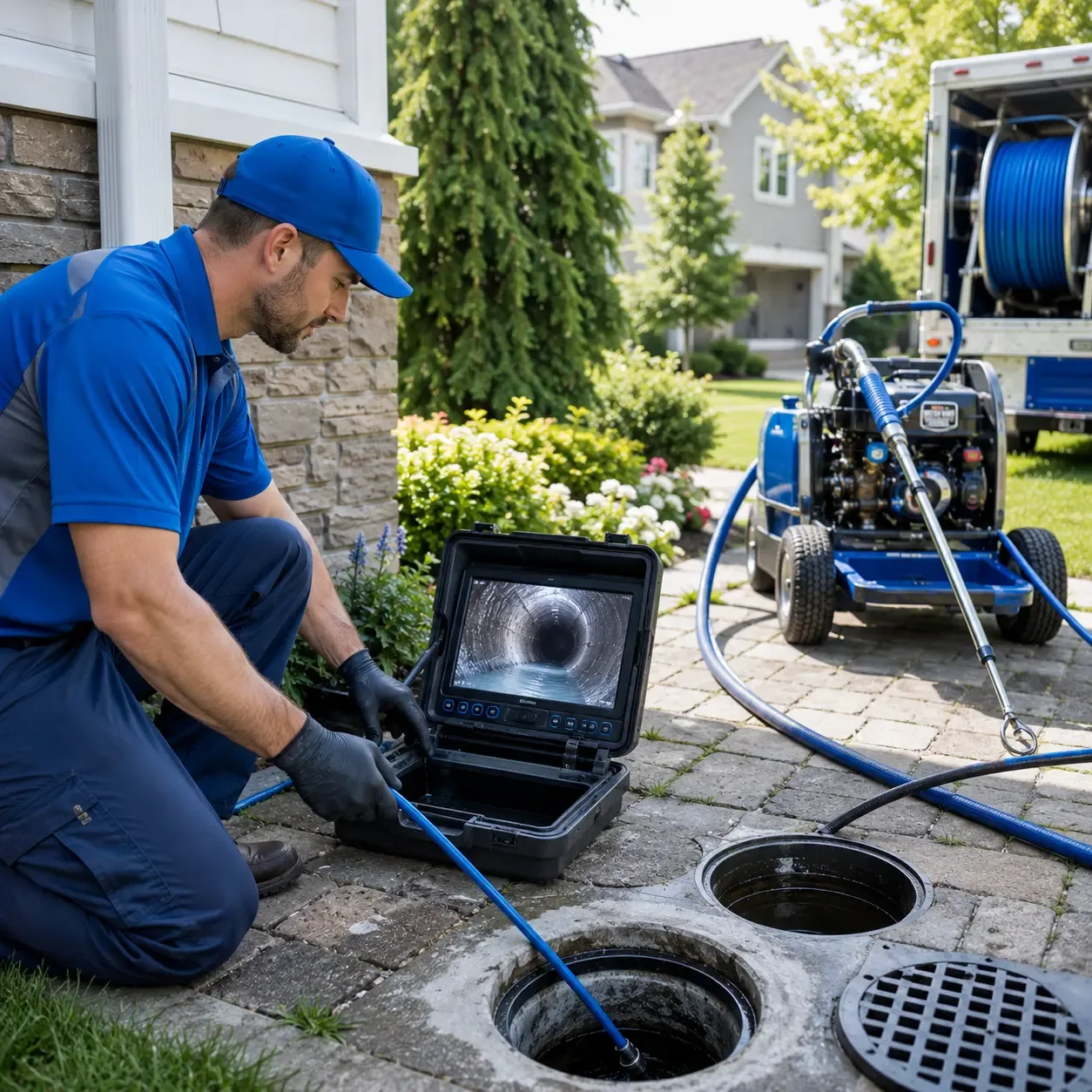 Outdoor drain cleaning professionals serving Wilmington, OH